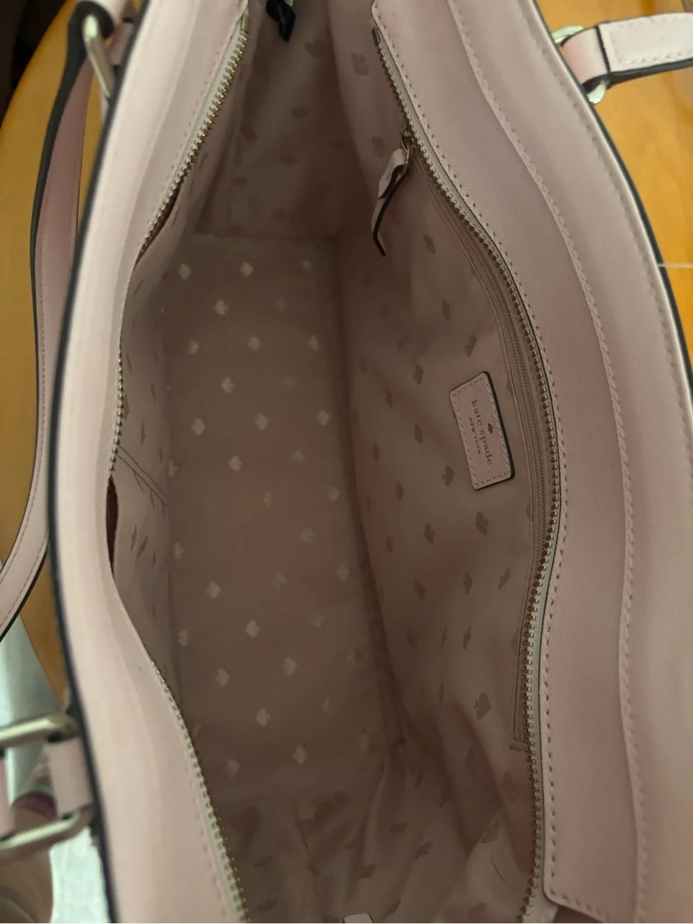 kate spade Pink Saffiano Leather Tote